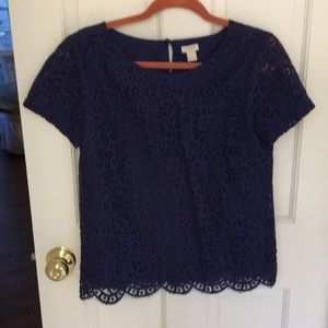 Jcrew lace top!